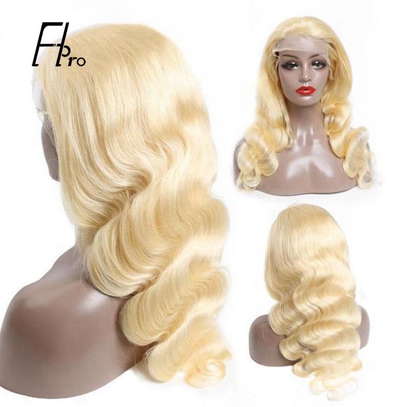 Best Quality 613# 13x6 Frontal Wig Body Wave Transparent Lace 